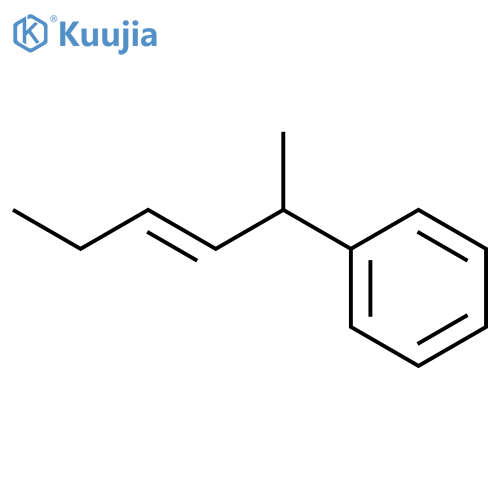 (Hex-3-en-2-yl)benzene structure