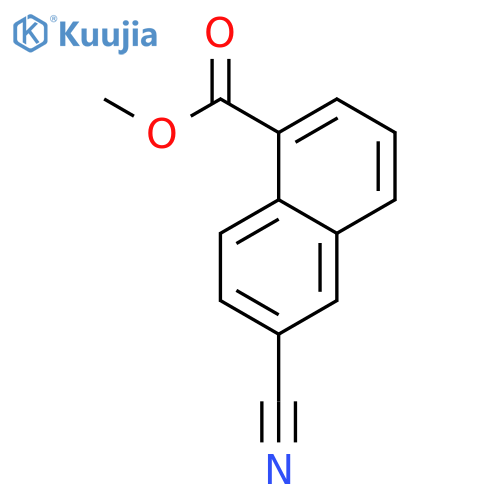 Methyl 6-cyano-1-naphthoate structure