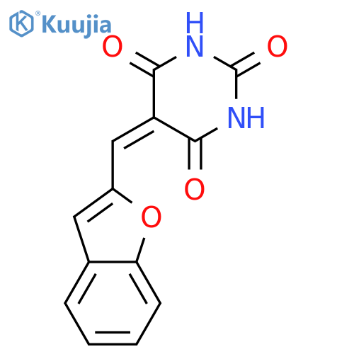 2,4,6(1H,3H,5H)-Pyrimidinetrione, 5-(2-benzofuranylmethylene)- structure