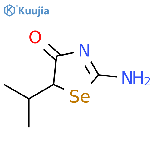 4(5H)-Selenazolone, 2-amino-5-(1-methylethyl)- structure