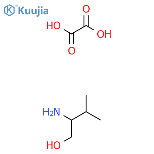 2-Amino-3-methylbutan-1-ol oxalate structure