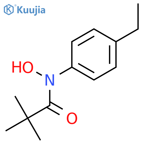 Propanamide, N-(4-ethylphenyl)-N-hydroxy-2,2-dimethyl- structure