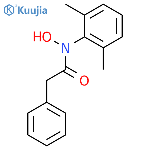 Benzeneacetamide, N-(2,6-dimethylphenyl)-N-hydroxy- structure