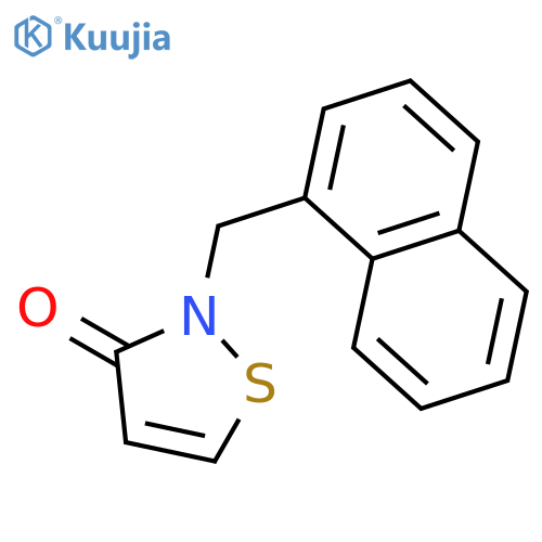 3(2H)-Isothiazolone, 2-(1-naphthalenylmethyl)- structure