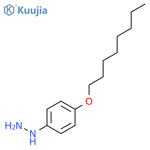 Hydrazine, [4-(octyloxy)phenyl]- structure