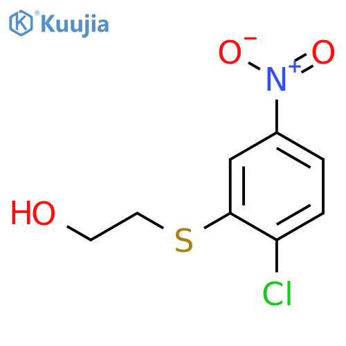 Ethanol, 2-[(2-chloro-5-nitrophenyl)thio]- structure