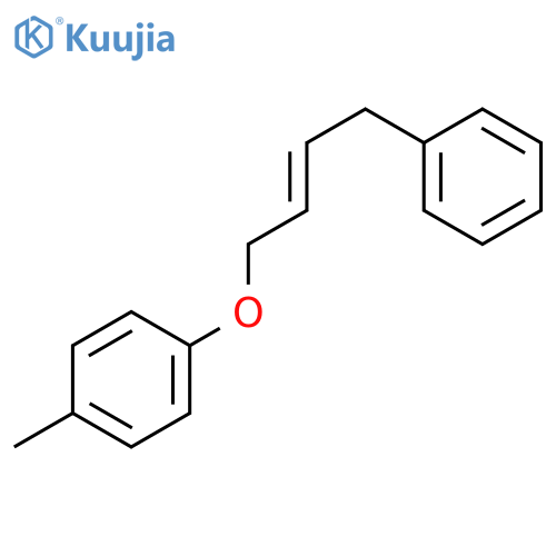 Benzene, 1-methyl-4-[[(2E)-4-phenyl-2-buten-1-yl]oxy]- structure