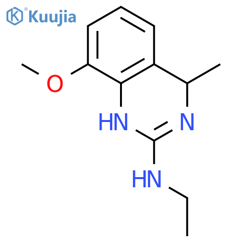 2-Quinazolinamine, N-ethyl-1,4-dihydro-8-methoxy-4-methyl- structure