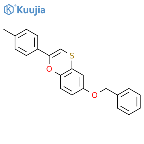 1,4-Benzoxathiin, 2-(4-methylphenyl)-6-(phenylmethoxy)- structure