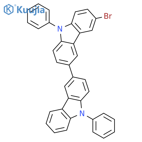 3-Bromo-9-phenyl-6-(9-phenylcarbazol-3-yl)carbazole structure