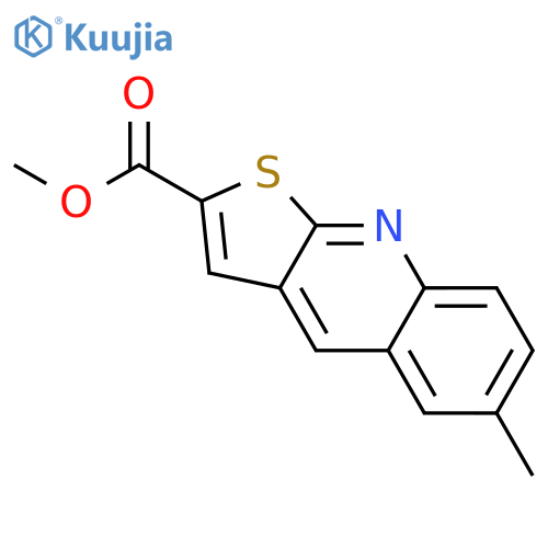 METHYL 6-METHYLTHIENO2,3-BQUINOLINE-2-CARBOXYLATE structure