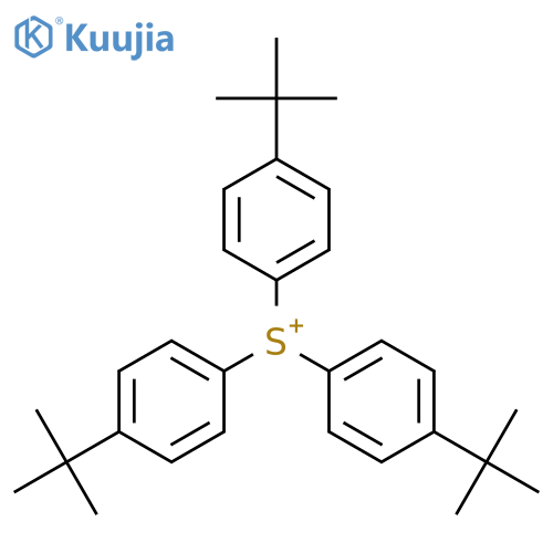 Sulfonium, tris[4-(1,1-dimethylethyl)phenyl]- structure