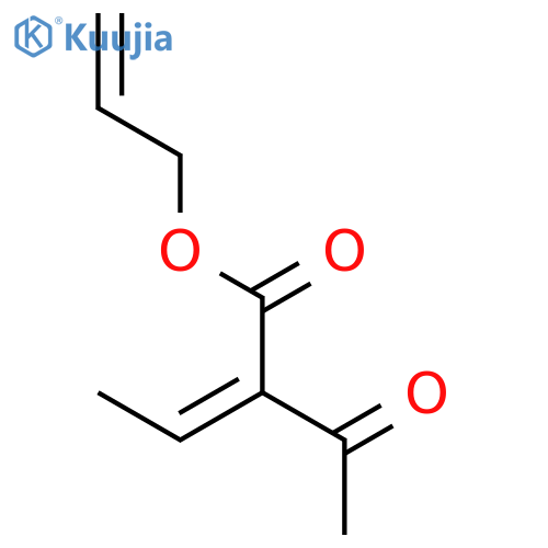 2-Butenoic acid, 2-acetyl-, 2-propen-1-yl ester structure