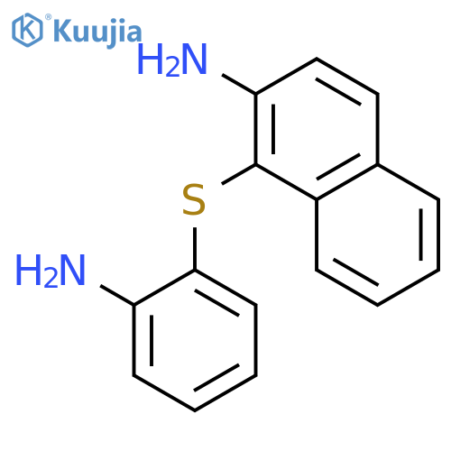 2-Naphthalenamine, 1-[(2-aminophenyl)thio]- structure