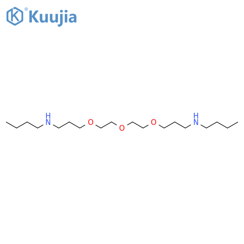 4,7,10-Trioxa-14-azaoctadecan-1-amine, N-butyl- structure
