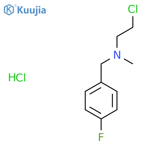 (2-Chloroethyl)(4-fluorophenyl)methylmethylamine hydrochloride structure