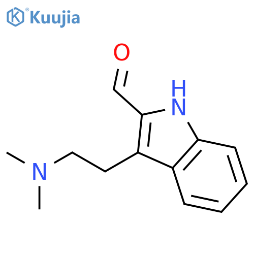 1H-Indole-2-carboxaldehyde, 3-[2-(dimethylamino)ethyl]- structure