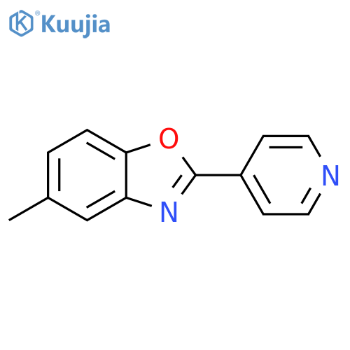 Benzoxazole, 5-methyl-2-(4-pyridinyl)- structure