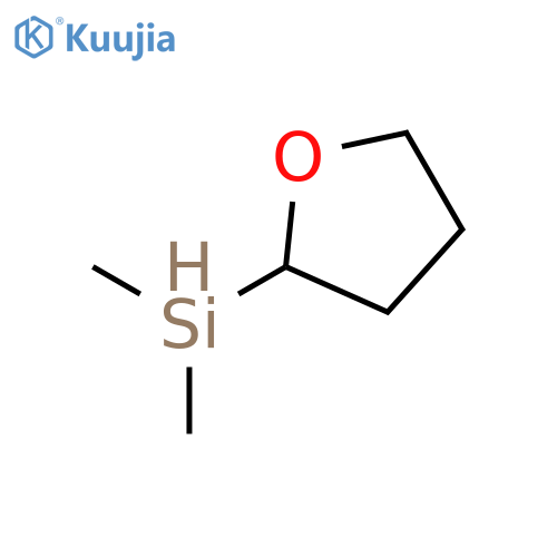 Silane, dimethyl(tetrahydro-2-furanyl)- structure