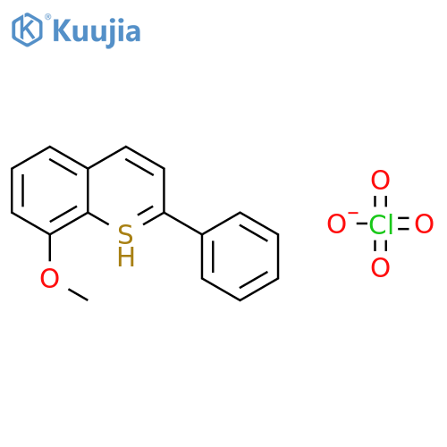 8-Methoxy-2-phenyl-1-benzothiopyran-1-ium perchlorate structure