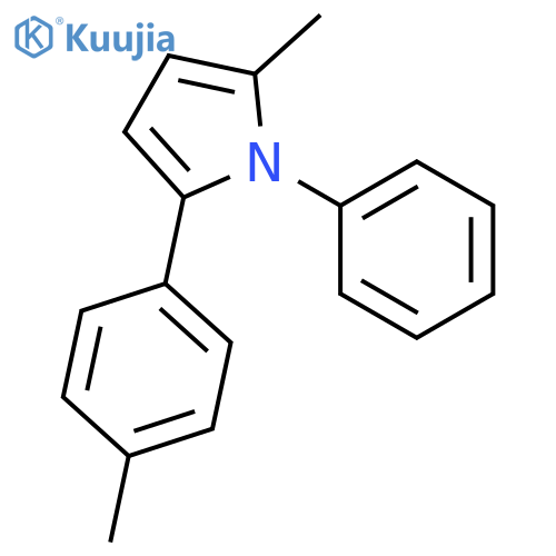1H-Pyrrole, 2-methyl-5-(4-methylphenyl)-1-phenyl- structure