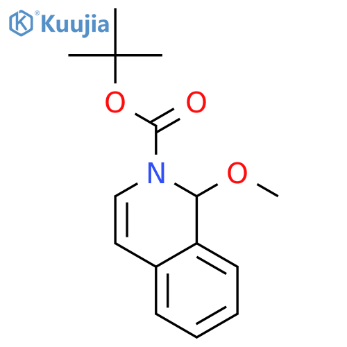 2(1H)-Isoquinolinecarboxylic acid, 1-methoxy-, 1,1-dimethylethyl ester structure