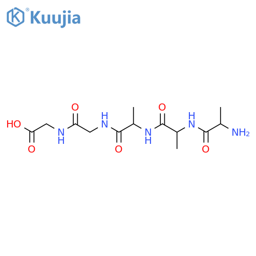 Glycine, L-alanyl-L-alanyl-L-alanylglycyl- structure