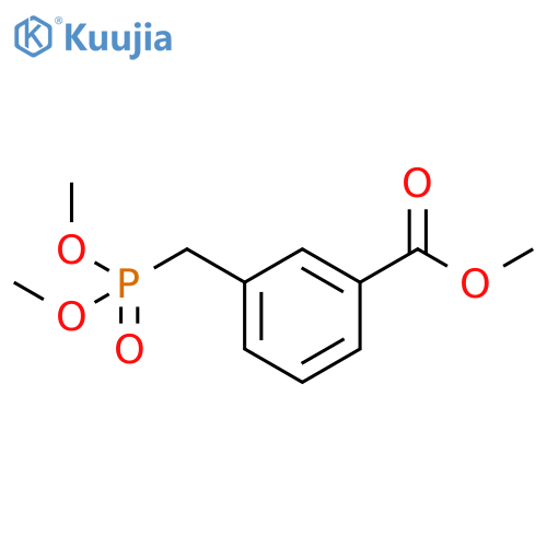 Methyl 3-(dimethoxyphosphorylmethyl)benzoate structure