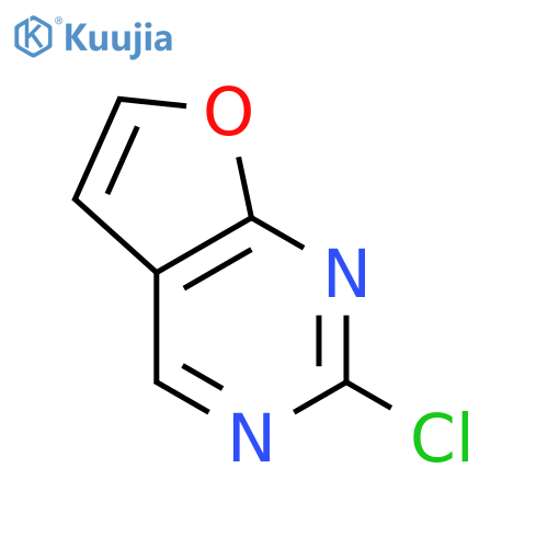 Furo[2,3-d]pyrimidine, 2-chloro- structure
