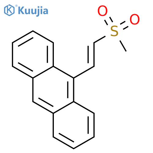 Anthracene, 9-[(1E)-2-(methylsulfonyl)ethenyl]- structure