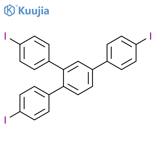 1,1':2',1''-Terphenyl, 4,4''-diiodo-4'-(4-iodophenyl)- structure