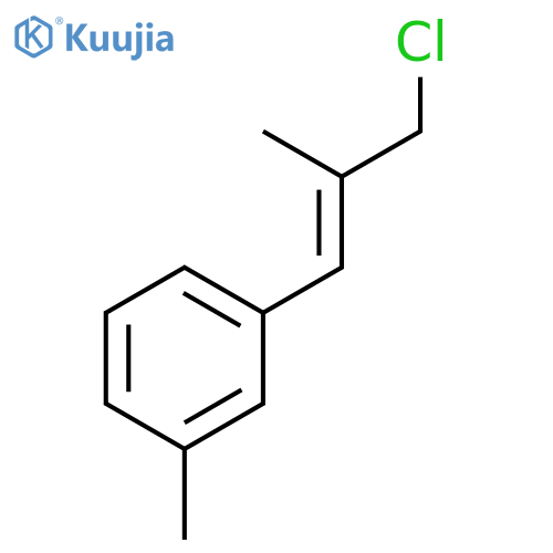 Benzene, 1-(3-chloro-2-methyl-1-propenyl)-3-methyl- structure