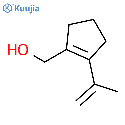 1-Cyclopentene-1-methanol, 2-(1-methylethenyl)- structure