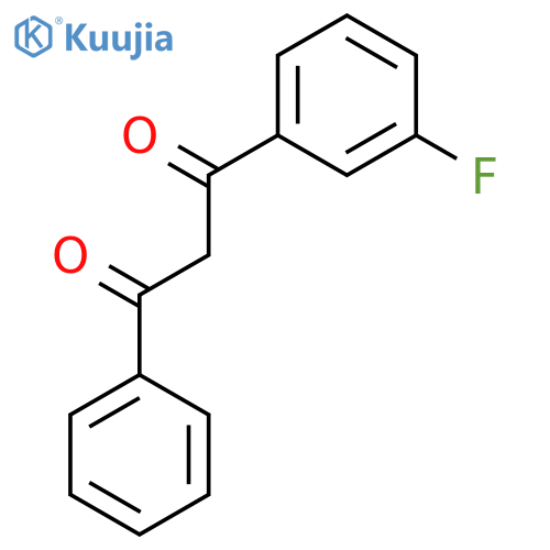 1,3-Propanedione, 1-(3-fluorophenyl)-3-phenyl- structure