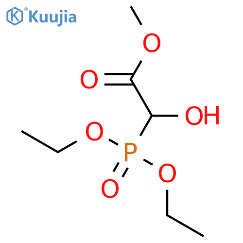 Acetic acid, 2-(diethoxyphosphinyl)-2-hydroxy-, methyl ester structure