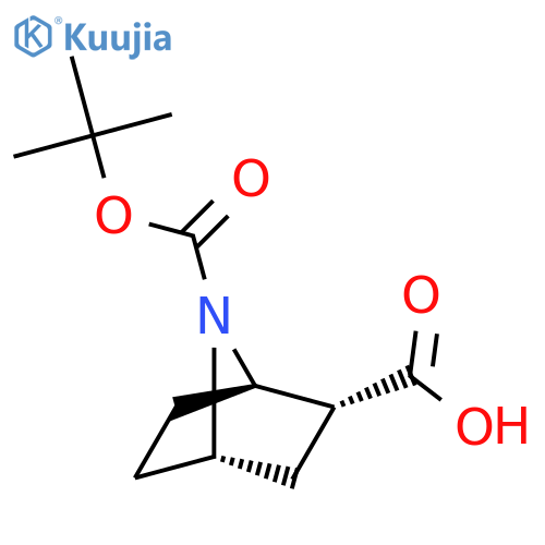 (1R,2R,4S)-7-tert-butoxycarbonyl-7-azabicyclo[2.2.1]heptane-2-carboxylic acid structure