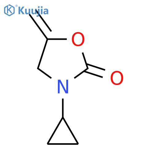 3-Cyclopropyl-5-methylidene-1,3-oxazolidin-2-one structure