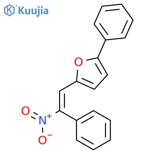 Furan, 2-[(1E)-2-nitro-2-phenylethenyl]-5-phenyl- structure