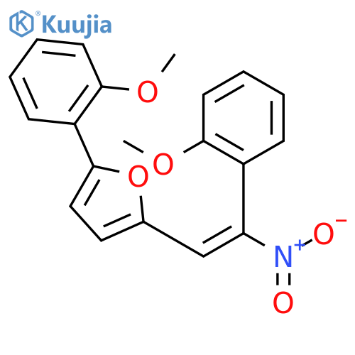 Furan, 2-(2-methoxyphenyl)-5-[(1E)-2-(2-methoxyphenyl)-2-nitroethenyl]- structure