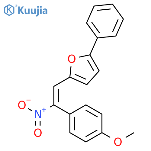Furan, 2-[(1E)-2-(4-methoxyphenyl)-2-nitroethenyl]-5-phenyl- structure