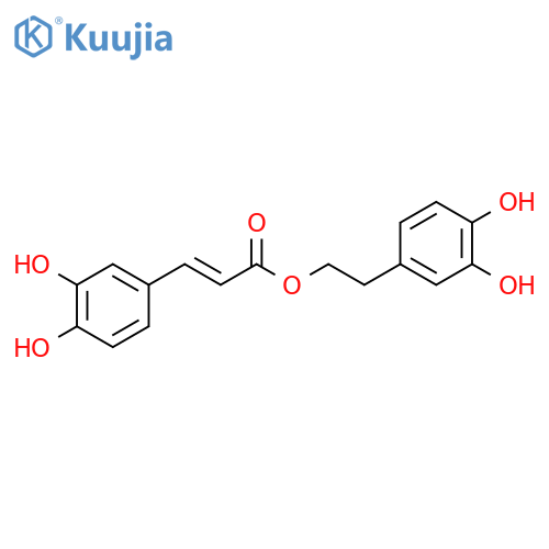 2-Propenoic acid, 3-(3,4-dihydroxyphenyl)-,2-(3,4-dihydroxyphenyl)ethyl ester structure