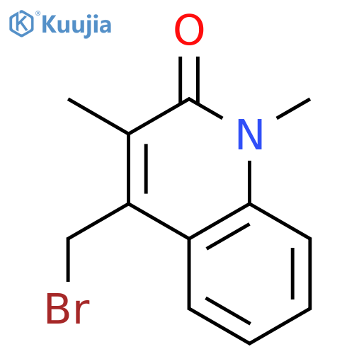 2(1H)-Quinolinone, 4-(bromomethyl)-1,3-dimethyl- structure