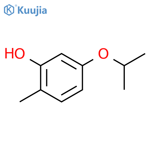 2-methyl-5-propan-2-yloxyphenol structure