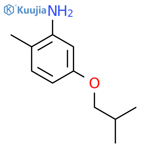 5-Isobutoxy-2-methylbenzenamine structure