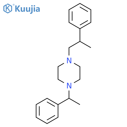 1-(1-Phenylethyl)-4-(2-phenylpropyl)piperazine structure