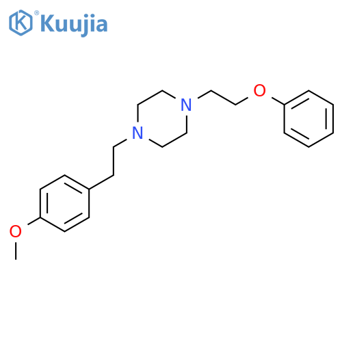 1-[2-(4-Methoxyphenyl)ethyl]-4-(2-phenoxyethyl)piperazine structure