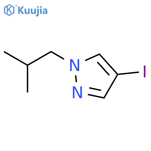 4-iodo-1-(2-methylpropyl)-1H-pyrazole structure