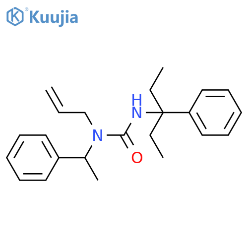 Urea, N'-(1-ethyl-1-phenylpropyl)-N-(1-phenylethyl)-N-2-propenyl- structure