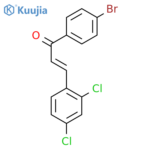 1-(4-Bromophenyl)-3-(2,4-dichlorophenyl)-2-propen-1-one structure