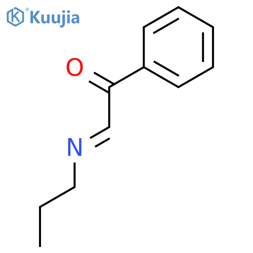 Ethanone, 1-phenyl-2-(propylimino)- structure